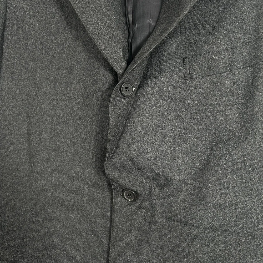 Vintage Brooks Brothers Blazer Mens 41R Gray Suit Jacket Sport Coat 80s 90s